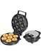 DLC Mini Donut Maker - Electric Non-Stick Surface Makes 7 Small Doughnuts- Decorate, Frost or Ice Your Own for Kid Friendly Baked Dessert Treat - Donut Maker, Unique Summer Baking Activity for Adults
