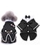 Gentleman Dog Shirt Puppy Pet Small Dog Clothes,Pet Suit Bow Tie Costume, Cat Wedding Shirt Formal Tuxedo with Black Tie, Dog Prince Wedding Bow Tie Suit (Black, S)