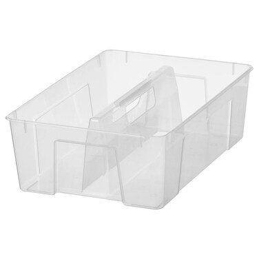 Insert for Storage Box, Transparent, 37x25x12 cm