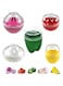 Khazna Fruit and Vegetable Storage Containers for Fridge 5 Pieces, Onion Holder Storage Avocado Green Pepper Tomato and Onion Keeper/Saver/Holder, Refrigerator Vegetable Crisper