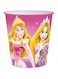 Boyz Toys Disney Princess Tiaras and Jewels Dustbin, 5 Litre Capacity, Pink/Yellow