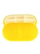 6-Grids Portable Medical Pill Box Drug Medicine Case Organizer Yellow Medium