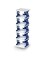 ABS shoe rack each layer 24 * 26 * 17.5 cm, multi-layer folding shoe rack small shoe cabinet balcony storage rack free installation splicing shoe rack (Glacial Lake Blue (6-layer collocation type))