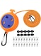 Goodern Portable Travel Clothesline Cord,Adjustable 10M Camping Clothes Line with 20Pcs Windproof Clothespins Retractable Clothesline Laundry Drying Rope for Hotel Trip Camping Backyard Outdoor/Indoor