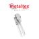 Metaltex Exodus Stainless Steel Can Opener with Magnetic Forceps &ndash; Ergonomic &amp; Durable
