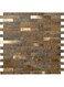 BOXER Self Adhesive Mosaic Tile Sticker (Rust). Decorative for Interior Bathrooms, Kitchens, Surfaces, Laminate Cladding - 29x29.7cm