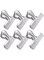 Stainless Steel Chip Bag Clips Set, 6 Pack Bag Clips, Heavy Duty Clamp Seal Food, 3 Inch Wide Food Bag Clamp Clips for Air Tight Seal Grips on Coffee, Food &amp; Bread Bags, Office Kitchen Home Usage