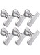 Stainless Steel Chip Bag Clips Set, 6 Pack Bag Clips, Heavy Duty Clamp Seal Food, 3 Inch Wide Food Bag Clamp Clips for Air Tight Seal Grips on Coffee, Food &amp; Bread Bags, Office Kitchen Home Usage