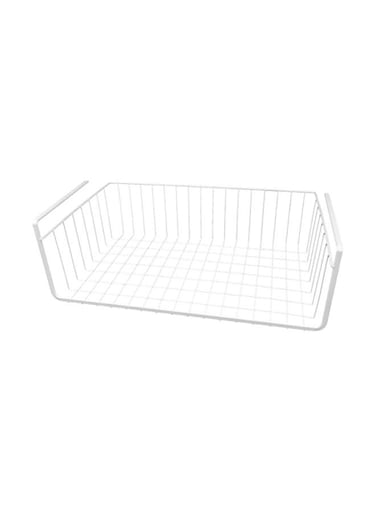 Homewares Wire Under Shelf Storage Basket White 17inch