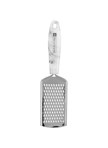 Royalford Marble Designed ABS stainless steel Grater Easily Shreds and Grates Cheeses, Vegetables and Other Foods - Versatile Kitchen Utensil Tool - Razor Sharp Blade
