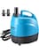 Monirf Submersible Water Pump Mini Fountain Pump for Aquarium Fish Tank Pond Water Gardens Statuary, Quiet Bottom Suction Pump With Dry Burning Protection Hydroponic Systems (11W, 1.1M, 800L/H)