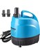 Monirf Submersible Water Pump Mini Fountain Pump for Aquarium Fish Tank Pond Water Gardens Statuary, Quiet Bottom Suction Pump With Dry Burning Protection Hydroponic Systems (11W, 1.1M, 800L/H)