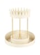 Tazweeq Jewelry Organizer, 360&deg; Rotating Jewelry Display Stand, Bedroom Double Tier Jewelry Shelf, Crown Rotating Dresser Jewelry Organizer, Jewelry Tower Rack Watch Holder for Women Girls