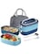 Stainless Steel Bento Lunch Box,1400ML 2 Layer Meal Lunch Container Snack Box With Bag for Kids School and Adults - Leakproof - BPA Free