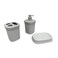 طقم حمام مكون من 3 قطع من إكسسوارات الحمام على الطراز الماسي