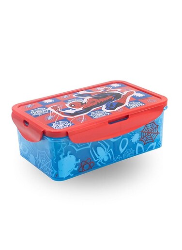 Stor Rectangular Food Container With Removable Compartments 1190 Ml Spiderman Arachind Grid