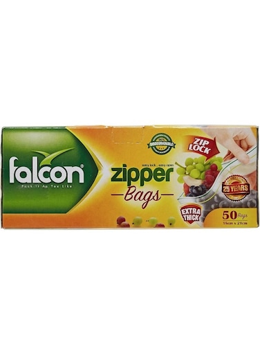 Falcon Zipper Bags - Clear Clear