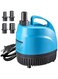 Monirf Submersible Water Pump Mini Fountain Pump for Aquarium Fish Tank Pond Water Gardens Statuary, Quiet Bottom Suction Pump With Dry Burning Protection Hydroponic Systems (43W, 2.5M, 2200L/H)