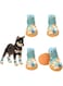 NALACAL Dog Boots Paw Protector, 4Pcs Breathable Dog Paw Protector, for Injured Paws Anti Slip Dog Shoes, Dog Walking Boots, for Small, Medium Dogs Boots Comfortable Paw Protection for Pet Puppy