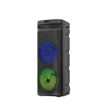 30W Portable Bluetooth Speaker with Mic, RGB Lights, USB/TF, AUX, FM Radio &amp; Remote Control
