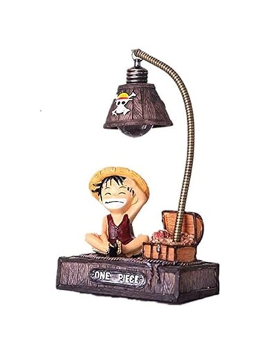 SKEIDO Anime one piece Luffy LED Night Light Table Lamp Figure Toys Home Deocr