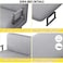 Convertible Folding Sofa Bed Chair with 5-Level Adjustable Backrest, Linen Fabric , Grey