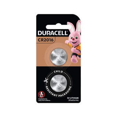 Duracell DCLBC CR2016 Lithium Coin Battery &ndash; Pack of 2