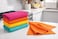 Bliss Casa Kitchen Towel Set (4 Pack, 16x20 Inch) - Cotton Dish Towels, Durable Cleaning Cloths, Highly Absorbent Durable Multipurpose Bar Towels &amp; Dish Cloths (Multi)