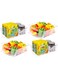 Delopik Refrigerator Organizer Storage - BPA Free Stackable Plastic Bins For Fridge, Kitchen Cabinet, Pantry Organization and Storage for Fruit, Vegetables, Food, Drinks -FR 43-1 (4, 16 * 32 * 9 cm)