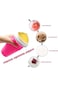 Slushy Maker Cup &ndash; Frozen Magic Squeeze Cup for DIY Smoothies &amp;Slushies with Lid &amp; Straw (Pink)