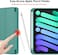 Case Compatible with Ipad Mini 7 Case 2024 A17 Pro, Smart Cover with Pencil Holder and Soft Baby Skin Silicone Back and Full Body Protection, Auto Wake/Sleep Cover For Ipad Mini 7th 6th Gen (Green)