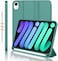 Case Compatible with Ipad Mini 7 Case 2024 A17 Pro, Smart Cover with Pencil Holder and Soft Baby Skin Silicone Back and Full Body Protection, Auto Wake/Sleep Cover For Ipad Mini 7th 6th Gen (Green)