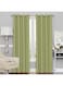 Story@Home 215 CM Premium Faux Silk Solid Pattern 100% Blackout Grommet Door Curtain, Light Green, Pack Of 1