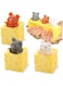 Joyzzz Squishy Cheese Toy, 3PCS Silicone Squeeze Cheese Toy, Stress Relief Squeeze Toy Mouse in Cheese, Toys Mouse in Cheese for Adults and Kids Birthday Gifts (Grey, White, Brown)