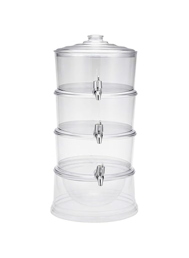 Harmony 3 Tier Juice Dispenser, Clear