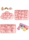 ELECDON Silicone Baking Mould, Animal Mould, Ice Cube Pudding Muffin Mould, DIY Handmade Soap Moulds, Candy Chocolate Mould for Kitchen Baking, for Kids Party's Decoration Jelly Biscuits Moulds 3 Pcs