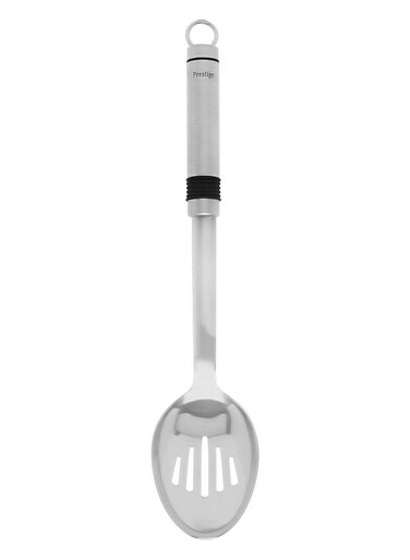 Eco Slotted Spoon With Rubbergrip Silver