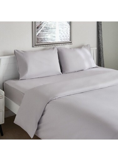 Box Purely Percale 3-Piece Super King Duvet Cover Set 240 x 220 cm