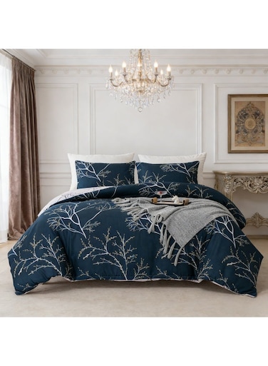 Bed Sheet Cover, Consisting Of 3-piece Polyester Fiber Single Size 160x220cm, Two Pillowcases, One 160 * 220 Duvet Cover Cup Cover