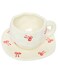 Pear Pretty Bows Ceramic Teacup &amp; Saucer