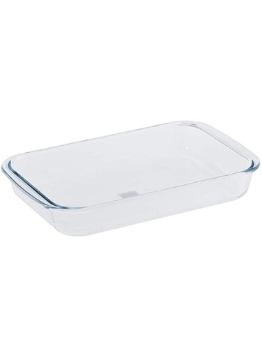 Royalford Borosilicate Glass Square Roaster, Casserole Baking Dish, Glass Oven Proof Cooking Dish, Oven Safe Bakeware