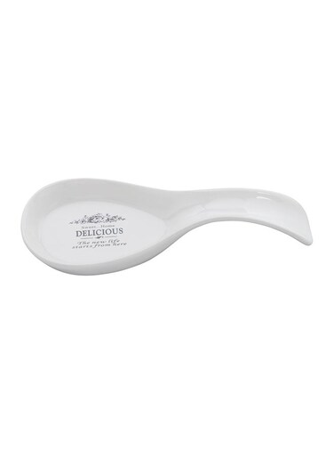 Box Sweet Home Spoon Rest White 22cm