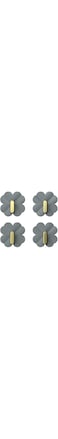 Oasisgalore 4 Pcs Adhesive Curtain Hooks for Wall Hanging,Bathroom Towel Holder Door Heavy Duty Hooks for Clothes