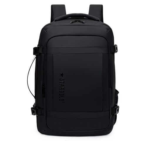 STARGOLD 18&quot; Backpack WWith Front Pocket, USB Charging Port, Expandable Design, Side Mesh Pocket And Four Buckles For Travel, Business And Daily Use