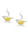 2Pcs Manual Juicer Lemon Squeezers Acrylic Bird Shade Juicer Lemon Slice Squeezer Fruit Juicer Small Tool for Kitchen and Bar