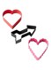 Wilton Heart, Arrow and Ruffled Heart Cookie Cutter Set