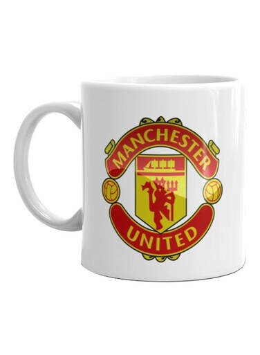 United Printed Coffee Mug White/Red/Yellow