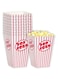 Unique Popcorn Boxes 10-Pieces, 59022, Popcorn Box