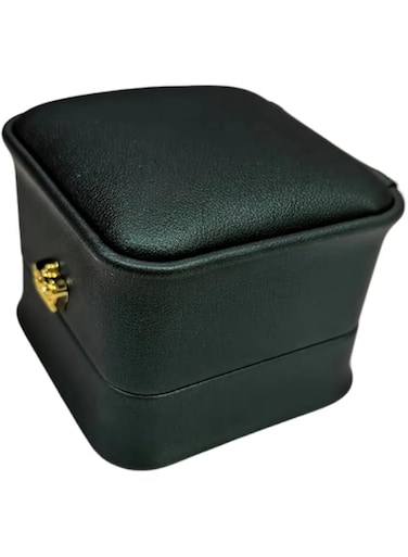 Elegant jewelry box Visionary Leatherette Jewelry Ring Box for Gifts, Presents, Weddings, and More (One size, Green)
