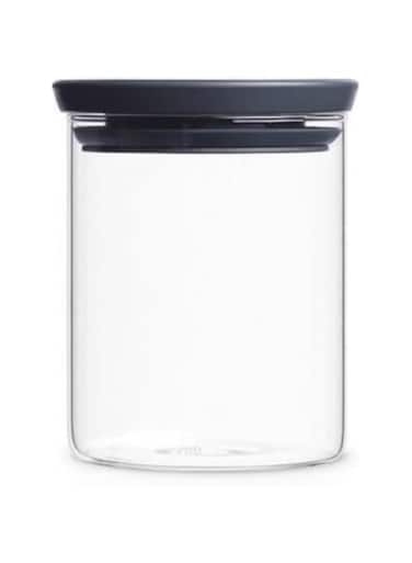 Brabantia Stackable Glass Jar, 0.6 L